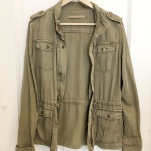 Max Jeans olive unlined light weight surplus jacke